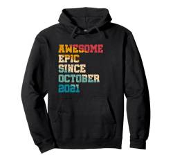 Geschenk für 3 Jahre altes Geschenk Awesome Epic seit Oktober 2021 3. Geburtstag Pullover Hoodie von Awesome Epic Since Birthday Gifts Store By Mj