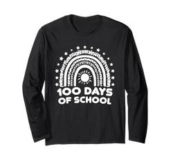 100 Tage Schulspaß im Retro-Stil, 100. Schultag Langarmshirt von Awesome Fun and Uplifting School Designs