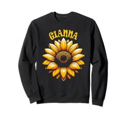 Gianna Sonnenblume Design für Mädchen Name Gianna Sweatshirt von Awesome Gianna Designs for Girls Name Gianna