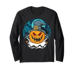 Lustiges Halloween-Kürbis-Kostüm Langarmshirt von Awesome Halloween Gifts Apparel and Accessories