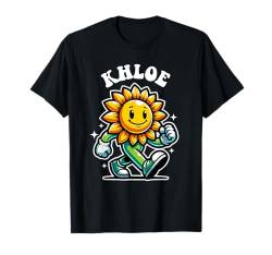 Khloe Süßes Sonnenblumen-Design für Mädchen Name Khloe T-Shirt von Awesome Khloe Designs for Girls Name Khloe