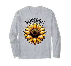 Lucille Sonnenblume Design für Mädchen Name Lucille Langarmshirt von Awesome Lucille Designs for Girls Name Lucille