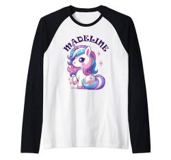 Madeline Niedliches Einhorn-Design für Mädchen Name Madeline Raglan von Awesome Madeline Designs for Girls Name Madeline