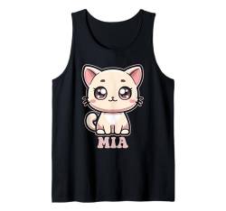 Mia Cute Kitty Cat Design für Mädchen Name Mia Tank Top von Awesome Mia Designs for Girls Name Mia