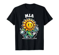 Mia Süßes Sonnenblumen-Design für Mädchen Name Mia T-Shirt von Awesome Mia Designs for Girls Name Mia