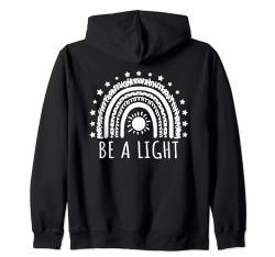 Seien Sie ein leichtes, positives, inspirierendes Nachrichtendesign Kapuzenjacke von Awesome Positive Uplifting Inspirational Designs