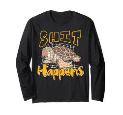 Schildkröte im Netz - Shit Happens Langarmshirt von Awesome Shit Happens Apparel and Accessories