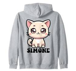 Simone Niedliches Katzen-Design für Mädchen, Name Simone Kapuzenjacke von Awesome Simone Designs for Girls Name Simone