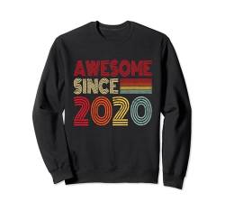 4 jähriges Geschenk genial seit 2020 4. Geburtstag Sweatshirt von Awesome Since Birthday Gifts Collections by Mj
