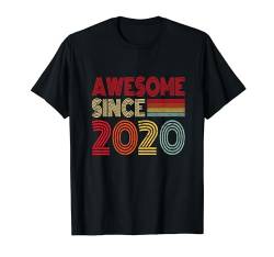 4 jähriges Geschenk genial seit 2020 4. Geburtstag T-Shirt von Awesome Since Birthday Gifts Collections by Mj
