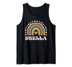 Stella süßes buntes Regenbogen-Design für Mädchen, Name Stella Tank Top von Awesome Stella Designs for Girls Name Stella