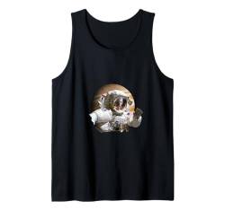 Astronaut Alien und Ufo Tank Top von Awesome Ufo in Space Apparel & Accessories