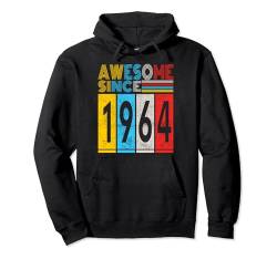 Awesome since 1964 Mann Frau Deko Lustig Retro Pullover Hoodie von Awesome since Spruch Geburtstag