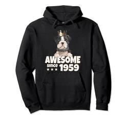 Geburtstag Awesome since 1959 Herren Damen Hunde König Pullover Hoodie von Awesome since Spruch Hunde König Geburtstag