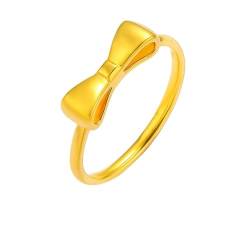 Ayoiow 24 K Gelbgold Ring Verlobung Paare Gold Verlobungsring von Ayoiow