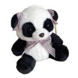 Azxcvbnm Mädchen Cartoon Panda Umhängetasche Kinder Nette Plüsch Panda Umhängetasche Kind Schöne Umhängetasche Frauen Geldbörse von Azxcvbnm