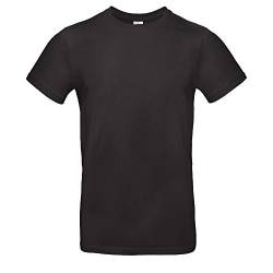 B&C - Single Jersey Herren T-Shirt #E190 / Black, 4XL von B&C