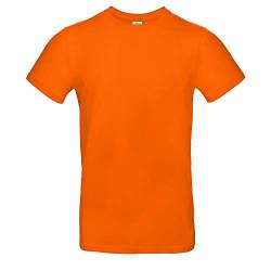 B&C - Single Jersey Herren T-Shirt #E190 / Orange, M von B&C