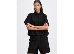 B.Young Bluse Damen Baumwolle bedruckt, schwarz von B.Young