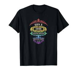 Baby Boomers 1965, limitierte Auflage, Regenbogen, Originalteile T-Shirt von BABY BOOMERS 1965, VINTAGE BIRTHDAY, RAINBOW