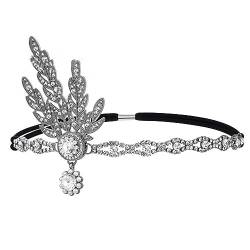 Damen-Strass-Stirnband, Brautparty, Kopfschmuck, Hochzeit, Party, Stirnschmuck, Karneval, GalaDinner-Kopfbedeckung von BAHJKASD