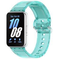 BAIDIYU Armband Kompatibel mit Samsung Galaxy Fit 3, Weiches TPU, Atmungsaktiv, Langlebig, Ersatzarmband Kompatibel mit Samsung Galaxy Fit 3.(Blau) von BAIDIYU