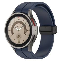 BAIDIYU Armband Kompatibel mit Samsung Galaxy Watch 7, Weiches TPU, Atmungsaktiv, Langlebig, Armband Kompatibel mit Samsung Galaxy Watch 7.(Kleine schwarze Schnalle)(X WYL) von BAIDIYU