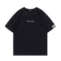 Suga Agust D Merch T-Shirt D-Day Concert Merch T-Shirt T-Shirt T-Shirt für süße Fans Mädchen Black-L von BANB