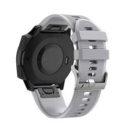 BANDKIT Smartwatch-Silikon-Armbänder für Garmin Fenix 7X 7 6X 6 5X 5 3HR Descent G1 COROS VERTIX 2 Schnellverschluss Easyfit Band Band, For Fenix 5X Plus 6X Pro, Achat von BANDKIT