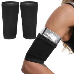 BASTOUR Schlankheitsbänder für Arme, Sauna Arm Shaper Arm, Sauna Armbandage, Sauna Arm Shaper Elastische, Arm Fitness, Frauen Schweiß Arm Bands Trimmer, Elastische Arm für Sport Fitness Damen von BASTOUR