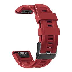 BCMCBV Silikon-Uhrenarmband, 22 Stück, 26 mm, für Garmin Fenix 6X 6 Pro 7X 7 5 5X 3 3HR 945 Smartwatch-Armband mit Schnellverschluss, 22mm Fenix 6-6Pro, Achat von BCMCBV