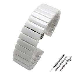 BCMCBV Smartwatch-Armband, 20 mm, 22 mm, Keramik-Armband für Samsung Gear S2, S3, S4, Ersatzband für Huawei Watch 2 Pro GT2 Magic Bands, 20 mm, Achat von BCMCBV