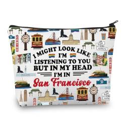 BDPWSS San Francisco Make-up-Tasche, San Francisco, Reisegeschenk, San Francisco, Souvenir, Kulturbeutel, Might San Francisco, Wasserfest von BDPWSS