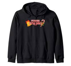 Fitness Gym Bro lustiges Weihnachten Männer Gym Trainings Kapuzenjacke von BEAST ON