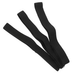 BELLIFFY 3st Perücke Gummiband Perückenhalter Haarzubehör Elastisches Band Für Spitzenfrontschmelz Spitze Schmelzendes Band Schmelzband Für Spitzenperücken Sport Stirnband Einstellbar Black von BELLIFFY