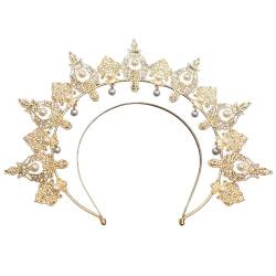 Eleganter Damen-Kopfschmuck für die Braut, elegantes Diadem, Haarband, Junggesellinnenabschied, Kopfschmuck, Haarschmuck, Barock-Stirnband, modisches Haar-Accessoire von BELOWSYALER