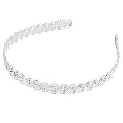 Glatte Metall-Stirnbänder, blanko, Metall-Stirnbänder, Schmuck, Handwerk, Drahtrahmen, Haarband für Männer und Frauen, Haar-Accessoire, Metall-Stirnbänder für Damen von BELOWSYALER