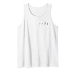 BERGE SONNE WEIN X Bergsteiger Wanderer Lecker Weinchen Vino Tank Top von BERGE SONNE WEIN X Lecker Weini Vacation Club