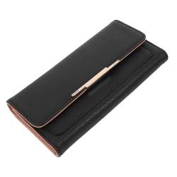 BESTYASH Dreifach Faltbares Portemonnaie Frauen Kupplung Clutch Für Damen Reise-geldbörsengeschenke Für Frauen Damen-geldbörse Mit Dreifacher Faltung Kartenhalter-clutch-geldbörse Pu von BESTYASH