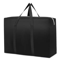 Travel Duffle Bag, 96L Extra Large Lightweight Bag, Foldable Duffle Bag for Men Women, Black, Schwarz von BETUFIARY