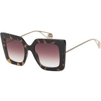 BEZLIT Eyewear Retrosonnenbrille Rundglas Designer Damen Sonnenbrille (1-St) mit Schwarzen oder Violetten Linsen von BEZLIT Eyewear