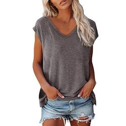 BIBOKAOKE Tank Top Damen Sport Locker Oberteile Ärmellose Weste Top Sommer Basic Tanktop Sonnenblumendruck Tshirt Rundhals Casual Sweatshirt Frauen Mädchen Crew Tees Top Beiläufige Shirts von BIBOKAOKE