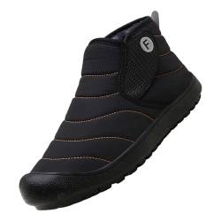 BIISDOST Barfußschuhe Winter Damen Herren Winterstiefel Gefüttert Warm Winterschuhe Wasserdicht Bequem Gummistiefel Wanderschuhe Barfußschuhe Traillaufschuhe Warm Gefüttert Unisex Outdoor von BIISDOST