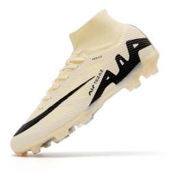 BINBINNIAO Fußballschuhe für Jungen Fußballschuhe Herren High Top Spike Microfaser Cleats Professionelle Fussballschuhe von BINBINNIAO