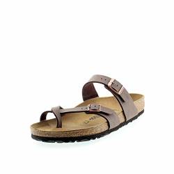 BIRKENSTOCK Damen Mayari Zehentrenner, Braun (Mocca), 38 EU von BIRKENSTOCK