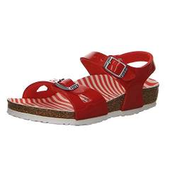 BIRKENSTOCK Rio Mädchen Sandalen Nautical Stripes Red, EU 39 von BIRKENSTOCK