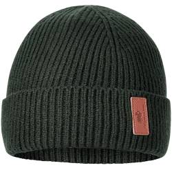 BISON DENIM Herren Strickmütze Beanie Mütze Warme Fleece Laufmütze Winddichte Wintermütze Unisex-Mütze von BISON DENIM