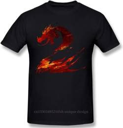 Fashion Norn Sylvari Clothes Design Guild Wars 2 Dragon Asura Human Action Games Cotton Camiseta Men T-Shirt von BIZHU