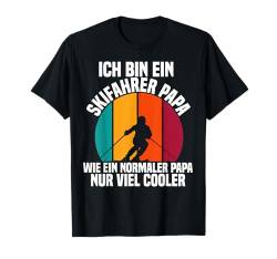 Skifahrer Papa Nur Viel Cooler Ski Skifahrer Männer Herren T-Shirt von BK Ski Shirts Skifahrer Damen Männer Geschenke