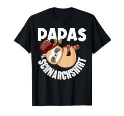 Papas Schnarchshirt Lustig Vatertag Geschenk Vater Herren T-Shirt von BK Vater Shirts Papa Vati Vatertag Geschenke